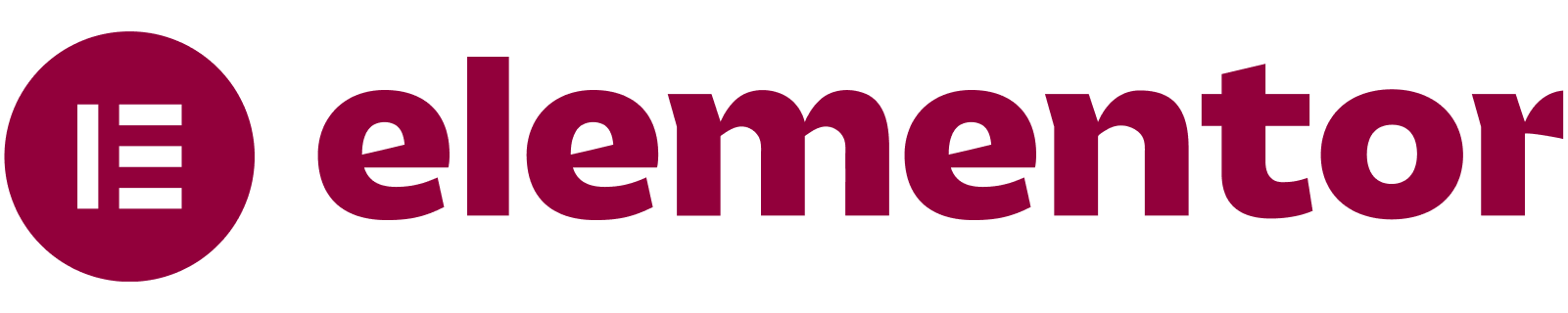 Elementor Logo - Full Red